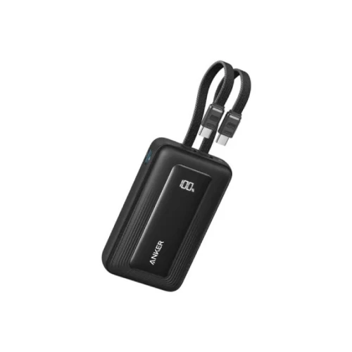 Anker Zolo 10000Mah 35W Power Bank With Built-In Dual Type-C Cable