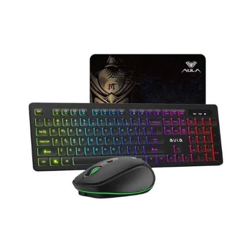 Aula Ac208  Wireless 3 In 1 Combo Keyboard With Mouse
