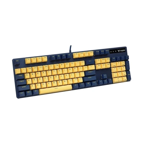 Rapoo V500 Pro Mechanical Gaming Keyboard (Yellow Blue)