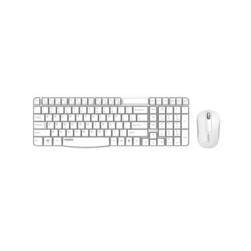 Rapoo X1800S 2.4G Combo Wireless Keyboard With Mouse White